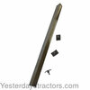 photo of Used on Massey Ferguson 50 and 65 tractors, this Center Bar Trim is Stainless steel and measures 1-3\8 inches wide and 19 inches tall. Includes 3 182445M1 trim fasteners.