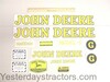 John Deere G Decal Set