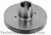 photo of This Crankshaft Pulley for models 8N, 9N, and 2N. Used with attaching a screw type hub for a front mounted hydraulic pump. Crankshaft mounting is 1.63 inch outside diameter and 1.18 inch inside diameter and has four 1\4 inch -20 threaded holes. Can be used as a regular crankshaft pulley without attaching a hub for a front mounted hydraulic pump. Replaces 2N6312. Used with part numbers 192161 and 194354.