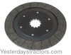 photo of Bonded lined brake disc. 11 3\8 inch outside diameter, 12 spline on a 2.1875 inch hole. For 1456, 1466, 1468. Replaces 528702R2, 975472C1, 84468307
