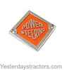 photo of This is a Metal Power Steering Emblem use on models D14, D15, D17.