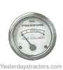 photo of Chrome Bezel, White Face. Replaces OEM number 70207834H. No studs. For tractor models B, IB, C, CA, WD, WF, WC, WD45.