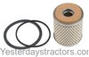 photo of Fuel filter element, cartridge type, final. Comes with a gasket. For tractor models 400, 450, 600, 650, MD, ODS6, Super MD, Super WD9, W400, W450, WD6, WD9.