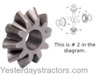 Massey Ferguson 3065 Differential Pinion Gear