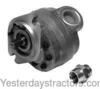 photo of Hydraulic Pump, front mount, for backhoes, crawlers, forklifts and loaders. 7\8 inch outside diameter, 13 spline, 21.5 GPM, 2000 rpm. The 2 bolt mount slots are 9\16 inch and open on the ends. Minimum measurement between the slots are 5 1\4 inch. Maximum is 6 7\8 inch. For 30, 32, 34A, 34B, 40, 52, 54, 100, 200, 212, 225, 235, 400C, 2200, 2244, 2500, 4500, 6500. Hydraulic Pump. H10190RF210RM adapter included.