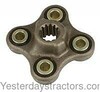 photo of Coupler fits various models and the model 730 Loader. Used with 291951, 292222 and 7701044 pump shafts. Coupler measures 2 3\4 inches center of hole across to center of coupler, is 13 Spline 7\8 dia, shaft and comes 4 Rubber Bushings. Replaces 131693A1. MEASURE CRANKSHAFT PULLEY bolt pattern before ordering, other sizes are are available.
