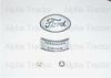 photo of Two piece emblem set says  Ford  and  Ferguson System , includes 355870-S speed nuts. Cast aluminum, dull finish with black outline and lettering. For tractors 9N & 2N.