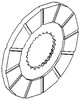 Oliver 1955 Brake Disc, Bonded