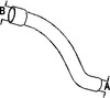 Oliver White 2-150 Radiator Hose, Upper