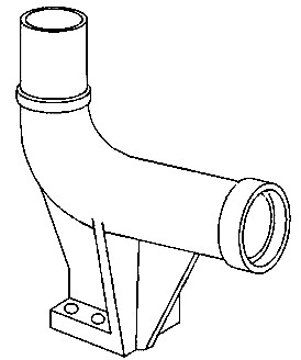 62151 Elbow 673389a For Long Tractor White/oliver