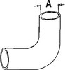 Oliver White 2-105 Radiator Hose, Upper