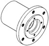 Oliver White 2-85 Front Wheel Hub, 6 Bolt