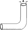 Oliver 160 Radiator Hose, Upper