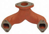 photo of Vertical exhaust manifold for tractor models 275, 276, 434. NOTE - THIS MAY BE SLIGHTLY DIFFERENT THAN YOUR ORIGINAL MANIFOLD AND YOUR HEAT SHIELD MAY NEED TO BE TRIMMED AS THIS CASTING MAY BE SLIGHTLY LARGER.