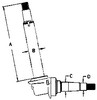 photo of This spindle measures A= 11.70 inch, B= 1.609 inch, C= 1.375 inch, D= 1.125 inch. For tractor models 2300, 2350A, 354, 364, 384, 434, 444, B414. The wheel bearing kit used for this spindle is part number WBKIH5.