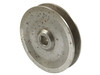 photo of This Pulley fits on generator 897104M91. For models TEA20, TEF20, FE35, TO35. 4 1\2 inch diameter. for 1\2 inch belt. Replaces 31141425, 731003M2, 131141425