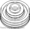 Farmall 706 Crankshaft Damper Pulley