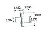 Massey Ferguson 3680 Axle Pivot Pin