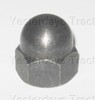 photo of Black, Domed. For tractor models TE20, TEA20, TEF20, TO20, TO30, TO35, FE35, F40. Repalces OEM 195592M1.