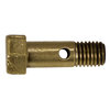 photo of Carburetor Main Jet 0.030 inch (small throat. Fits Cub, 1947 to 1956 with one of the following IH Carburetors; 251234R91, 251234R92, 251234R93, 251234R94. Replaces: 351804R1, 354192R91, IHS1461. Brass finish --- 0.375 inch hex x 0.940 inch long with 0.030 inch Jet.