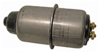 photo of OEM style coil. Measures overall length of 5 3\8 inches, Diameter at widest point of center ridge is 2 1\4 inches. This distributor coil has a 1.4 ohm rating between the two primary winding terminals. For tractor models 100, A, Super A, B, C, Super C, H, Super H, M, Super M, Super MTA, MD, W4, W6, Super W4, Super W6, Super W6TA, W9, Super W9, Cub, 130, 140, 200, 230, 240, 300, 330, 340, 350, 400, 450.