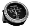 photo of Gauge, ammeter has 20-0-20 range. Original Style. IH Logo. Fits 2 inch diameter hole, stainless steel bezel, black background, white letters and white pinter for tractors: Cub, A, B, Super A, A1, AV, AV1, C, Super C, H, HV, Super H, HV, M, MV, MDV, MD, Super M, MTA, O-4, OS-4, O-6, OS-6, W4, W6, WD-6, W-9, WR-9, WDR-9. Replaces 725-3023, 925-3141, IHS418, 354473R91