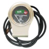 photo of For tractor models Super A, Super AV, Super C, 100, 130, 140, 200. Touch Control Temperature Gauge with Zone Style,  IH  Logo. Replaces 356466R91, 356465R91, 355840R91.