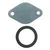 photo of This new Distributor Tachometer Drive Housing Block Off Plate with Gasket is used with part number 363749R91 when a Tachometer is not used. Fits tractor models Cub, Cub Lo-Boy, 130, 140, 230, 240, 2404, 300, 330, 400, 404, 450, 600, 650, 2424, 2444, 340, 424, 444, 2504, 350, 504. Replaces 363764R1, 363765R1.