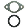 photo of Tachometer Connection Housing Plate with gasket. Used with part number 363749R91 distributor housing. Fits tractor models Cub, Cub Lo-Boy, 130, 140, 230, 240, 2404, 300, 330, 400, 404, 450, 600, 650, 2424, 2444, 340, 424, 444, 2504, 350, 504. Replaces: Plate: 363817R1, Gasket: 363814R1, 363814R2.