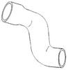 photo of Radiator hose, lower for diesel tractors. International tractor to serial number 5274, and Farmall tractors to serial number 37237. For 460, 560, 656, 660, 706.