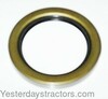 photo of One 2-1\2 inch diameter seal. For tractor models 300, 330, 340, 350, 460, H, HV, Super H, Super HV. Inside diameter 2.500 inches, outside diameter 3.548 inches, width 0.438 inches. Replaces 358770R91, 360251R91, 377786R1, 377786R92, 43722D.