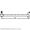 photo of This Tie Rod End is (A) 15.750 Inches long and has a (B) .920 Inch Diameter notched shaft. It is used on 2504, 2544, 2606, 2656, 504, 544, (606 with swept back axle), 656, 664. Replaces original part number