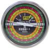 photo of Tachometer assembly with BLACK face. Tractors: 706, (766, 966, 1066, Hydro 100 to serial number 10934), 806, 856, 1206, 1256, 1456, 2706, 2806, 21206. Black background with white lettering.