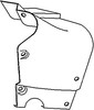 Farmall 2544 Steering Support Housing, (RH)