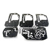 photo of Used on 706, 756, 786, 806, 826, 856, 886, 986, 1086, 1206, 1256, 1456, 1486, 2706, 2756, 2806, 2826, 2856, 4156, 21206, 21256, 21456 this gasket set is used in repairing Multiple Control Valves. This part replaces IH part numbers 393877R93, 393877