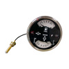 photo of Gauge combination DOES NOT HAVE IH Logo. Used on models (706, 806, 1206, 826 diesel), 544, 656, (756 diesel), 664, (666 diesel), 4166, (686 diesel), 4186, Hydro 70, Hydro 86, Ind. (2706, 2806, 21206, 2826 diesel), 2544, (2656, 2756 diesel). SPADE terminals. Uses a 5\8 inch x 24 thread probe, Replaces 1546480C1, 396380R91, 539293R1, 382733R93, 396380R91, 397939R92, 1546480C1