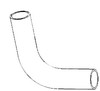 photo of Radiator hose, lower, for gas tractors. For 574, 674