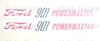 photo of For Ford 901 Power Master. Set of 2 self-adhesive decals. These are printed on vinyl.