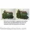 photo of <UL><li>For John Deere tractor model 4440 (s\n 068359-later)<\li><li>Compatible with John Deere Engine(s) 6466D (s\n 115330-earlier)<\li><li>Replaces John Deere OEM number AR88906, AR70235, AR98272, RE11028, SE500152, SE500153, SE500456<\li><li>Replaces Bosch Mfg nos PES6A-RS2522, PES6A-RND328, 0-400-876-268, 0-400-876-269<\li><li>For a Remanufactured version of this part use Item #: 200744<\li><li>Used items are not always in stock. If we are unable to ship this part we will contact you within one business day.<\li><\UL>