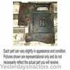 Farmall 454 Suitcase Weight with IH Logo, Small Handle, Used