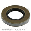 photo of Single Lip Style. For tractor models A, B, C, Super A, Super B, Super C, 100, 130, 140, 200, 230, 240. Replaces 71719C1, 358816R91, 358776R91. Inside diameter 1.375 inches, outside diameter 2.506 inches, width .372 inches.