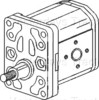 photo of Counter clockwise rotation, top port size is 0.560 inch and bottom port size is. 740 inch. Flow is 42 liters per minute. Replaces 1909916, 1930226, 5120850, 5169770, 5113283. For tractor models 4010S, 5010S, 700, 7530, 766DT, 980, TK75, TK85, TK85M.