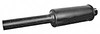 photo of Black, 2-3\8 inch inlet, 2-3\8 inch outlet, 27 inches overall length. For tractor models UK series; 454, 474, 475, 574, 674. Replaces 529372R91, 529372R1, 529365R91