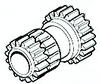 Oliver 1365 Reverse Gear, Idler Shaft, Transmission