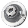 photo of This 2 piece adjustable pulley is used on gas or LP; with generator #'s 1101355, 1101423, 1100501, 1100997. The pulley measures 4.129 inch Diameter. Made with ductile iron. Includes set screw and lock nut. Used on: H, M, I4, I6, I9, HV, MV, W6TA, W9, O4, WR9, O6, OS4, OS6, Super H, Super HV, Super M, Super MTA, Super MV, Super W4, Super W6, W4, W6, WR9S, 300 (Farmall) up to SN 11002, 300 (Industrial) up to SN 2689, 400 (Farmall) up to SN 13458, 600, 650. Replaces 6745D, 6745DA, 6746D, 6746DA