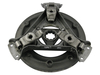 photo of 11 inch outside diameter, 3 spring-3 finger, 10 spline with 1 5\8 inch hub. Clutch plate for Gas and Diesel applications. 2400, 2400A, 2400B, 248, 2500A, 2500B, 258, 268, 3400A, 3434A, 3434B, 3500, 3500A, 3514, 380B serial number below 18106, 4500A, 4500B, 3210, 3220, 3230, 3400, 485, 485L serial number below 8250, 485XL serial number serial number below 10338, 685L serial number below 12349, 685XL serial number below 3234, 784 serial number below 9490, 785L serial number below 16712, 785XL serial number below 1840, 884 serial number below 9396, 885 serial number below 3083, 885L serial number below 2690, 885XL serial number below 2990. Replaces 1500655C91, 1500655C92, 1500655C93, 1500655R1, 2726336C91, 529566R92, 68211C91, 70716C1, 92602C92, 128005541, 70716.
