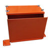 photo of This battery box is complete and comes with a Persian Orange powder coated finish. It fits the following tractor models: WD and WD45 Gas. The box measures 7 3\16 inches wide, 8 3\4 inches tall, and 9 3\4 inches long. It also replaces part numbers: 224540 and 70224540. This part does come with a  Finish Quality  paint finish.