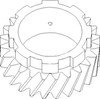 photo of 24 tooth. For tractor models (CA serial number 13291 and up), D10, D12, D14, D15.