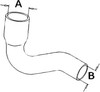 photo of A = 2.125 inches, B = 1.75 inches. For model 200.