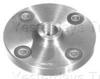photo of For 135 Orchard, 165, 175, Ind: 30 40B, 50A, 50C, 50D, 2200, 3165. Adapter Plate, 5 1\4 inch diameter with 4 bushings, mounting holes 4 inch on center, 7\8 inch threaded center hole. For crankshaft pulley on tractors front mounted hydraulic pump drive.
